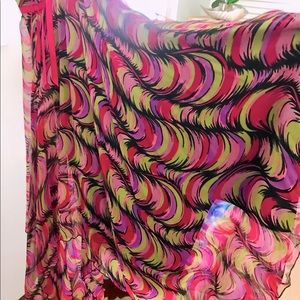 Betsey Johnson Chiffon Scarf Dress